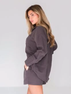 Camilla Shorts - Mocha -BLAKELY CLOTHING SHOP 2968Brown 02D