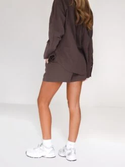 Camilla Shorts - Mocha -BLAKELY CLOTHING SHOP 2968Brown 04D