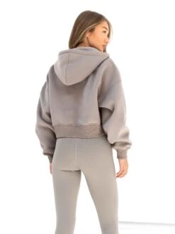 Blakely Full Zip Hoodie - Neutral Grey -BLAKELY CLOTHING SHOP 2991GREY03D