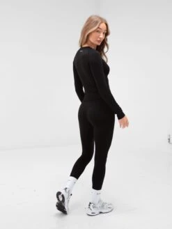 Apex Pro Long Sleeve Top - Black -BLAKELY CLOTHING SHOP 3001Black 04D