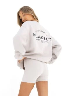 Active Studios Oversized Jumper - Ivory -BLAKELY CLOTHING SHOP 3057ABONE01D