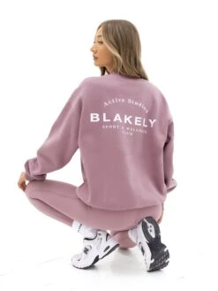Active Studios Oversized Jumper - Dusty Pink -BLAKELY CLOTHING SHOP 3057ADUSTYPINK06D