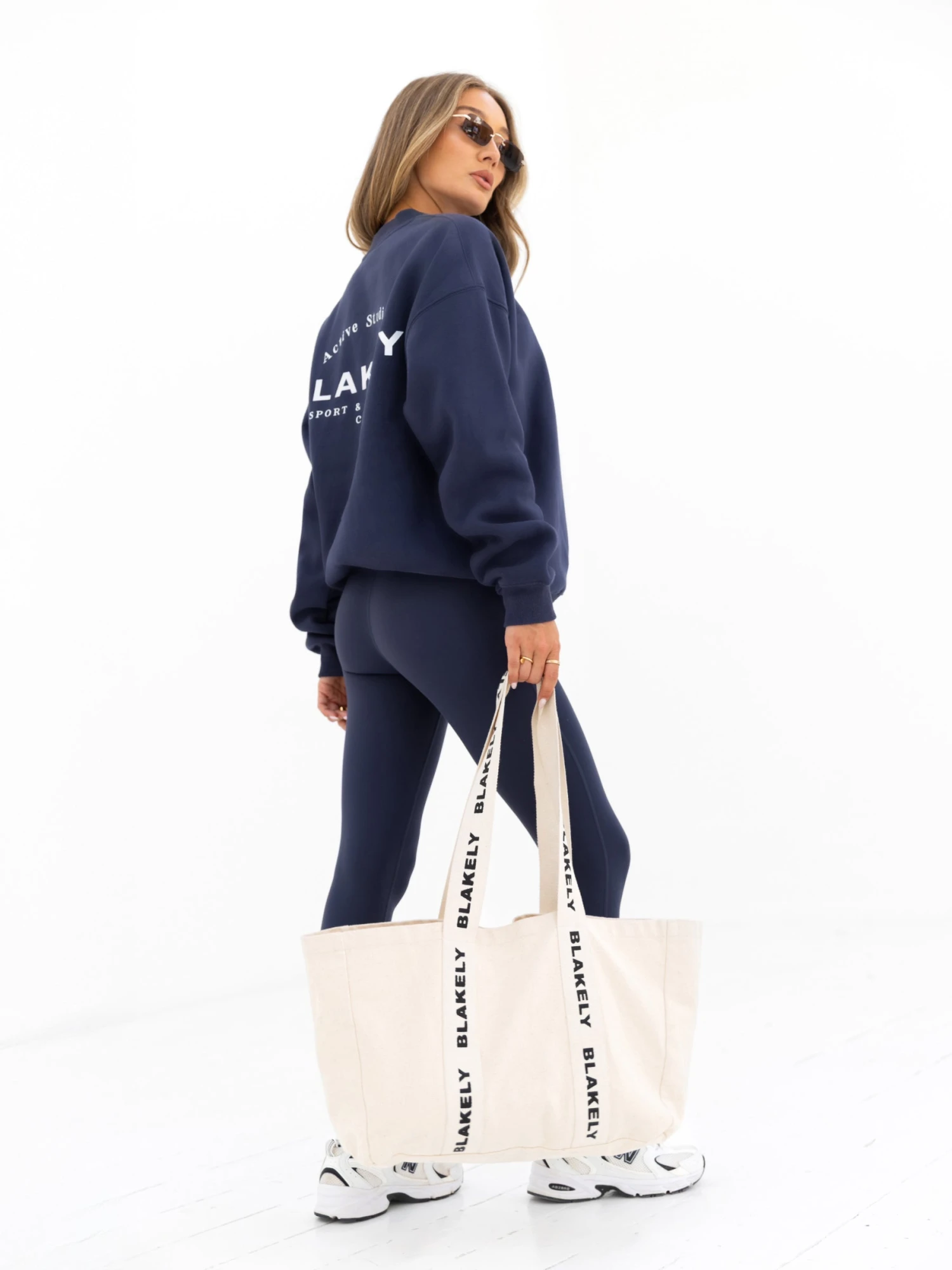 Active Studios Oversized Jumper - True Navy Active Studios Oversized Jumper - True Navy -BLAKELY CLOTHING SHOP 3057ANAVY02D