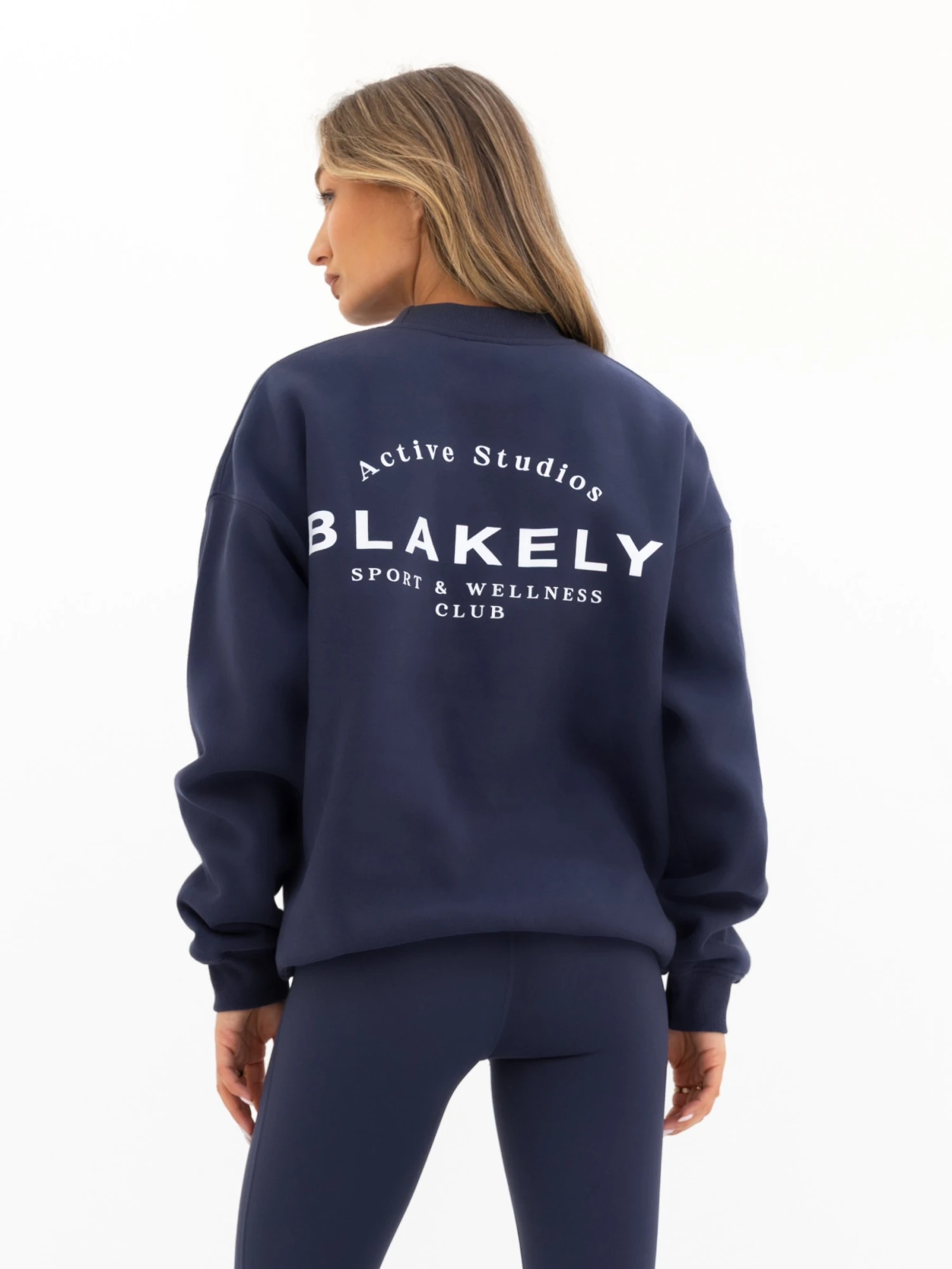Active Studios Oversized Jumper - True Navy Active Studios Oversized Jumper - True Navy -BLAKELY CLOTHING SHOP 3057ANAVY03LEADD
