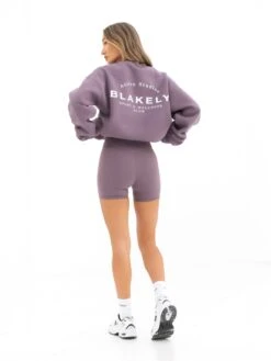 Active Studios Oversized Jumper - Grape -BLAKELY CLOTHING SHOP 3057APLUM01D