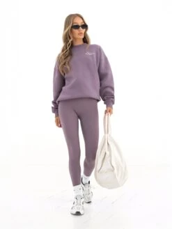 Active Studios Oversized Jumper - Grape -BLAKELY CLOTHING SHOP 3057APLUM02D