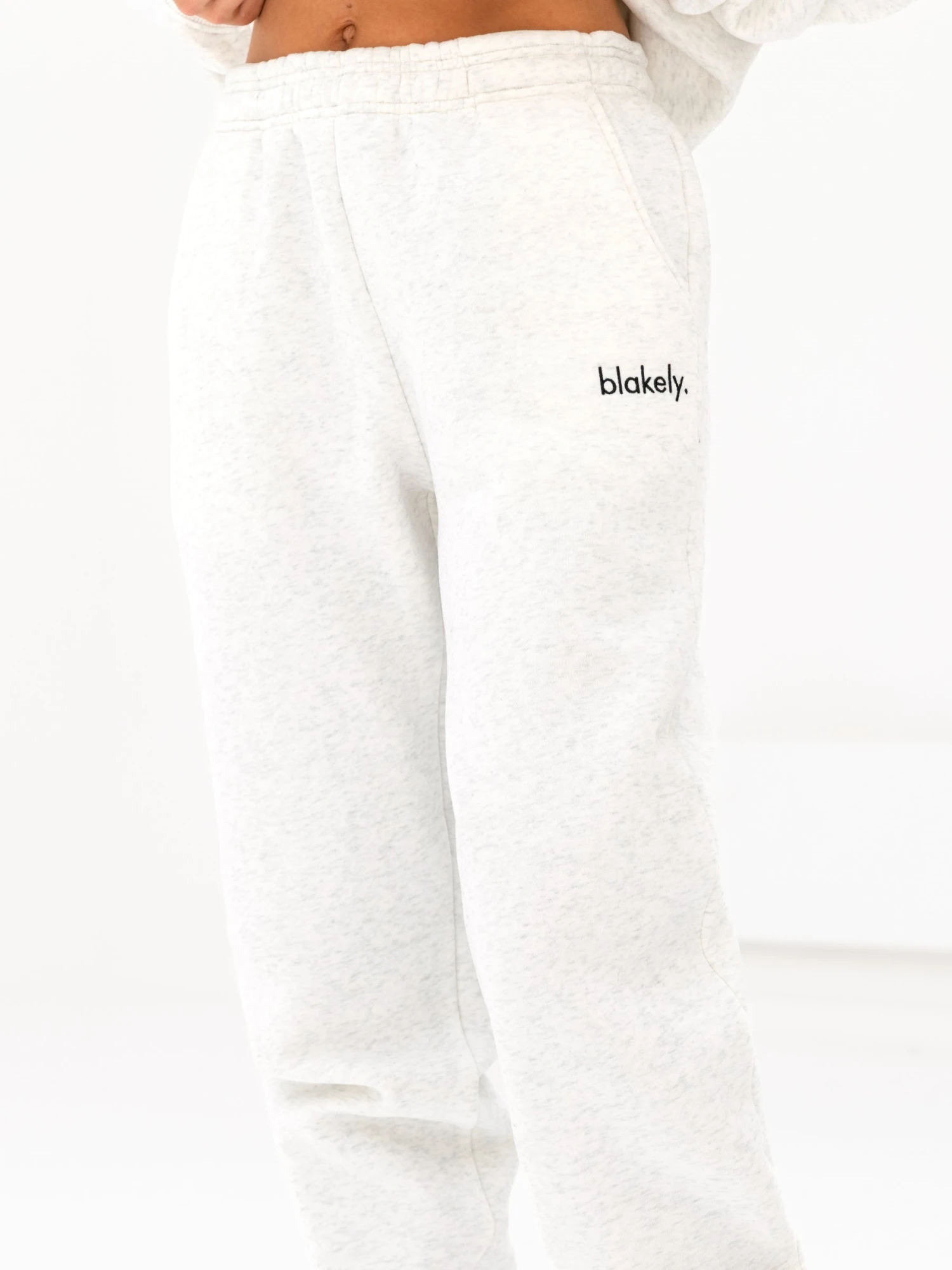 Sami Sweatpants - Marl White Sami Sweatpants - Marl White -BLAKELY CLOTHING SHOP 3077IWMARLWHITED 4