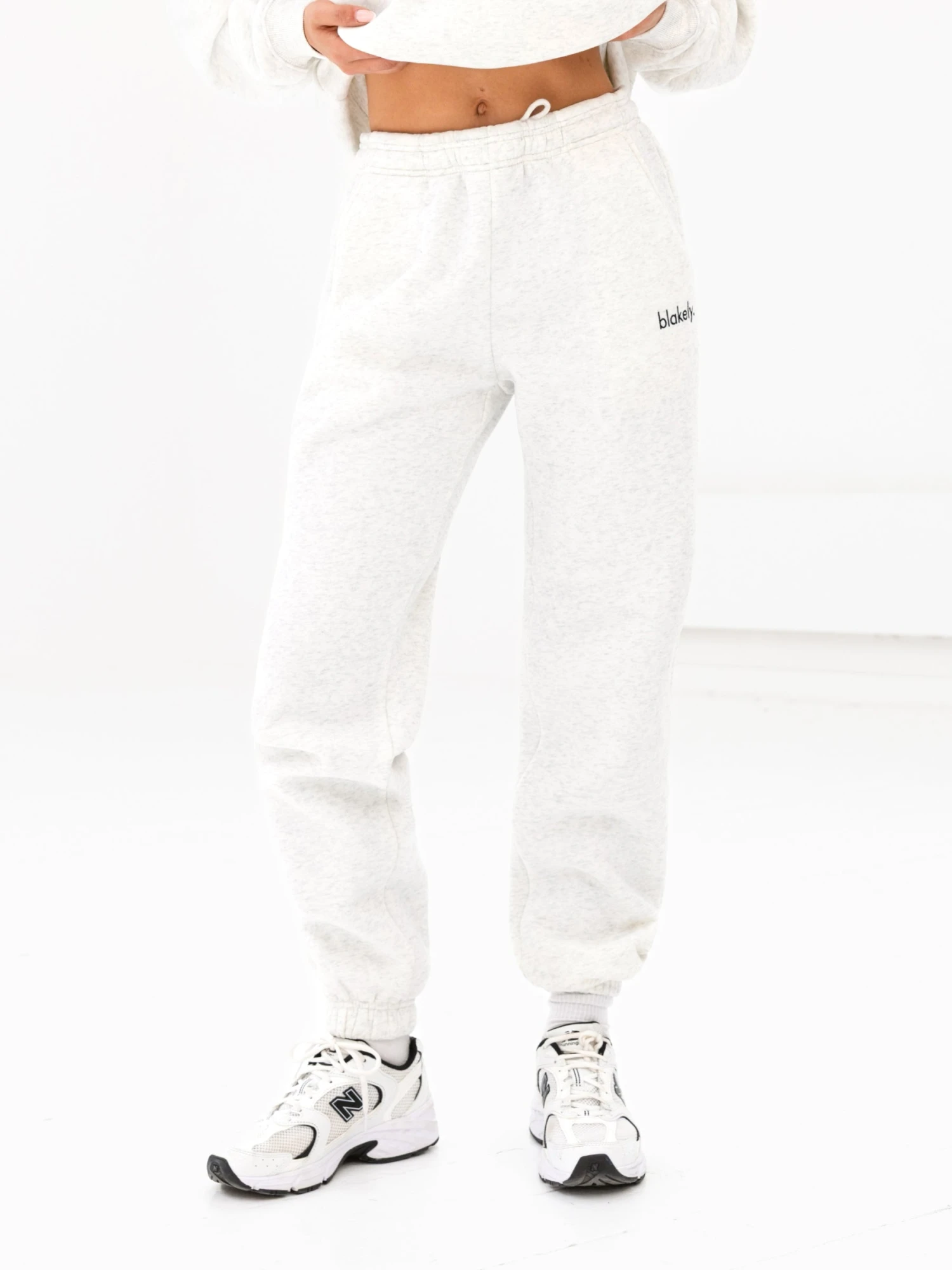 Sami Sweatpants - Marl White Sami Sweatpants - Marl White -BLAKELY CLOTHING SHOP 3077IWMARLWHITELEADD