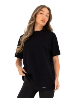 Olivia Oversized T-Shirt - Black