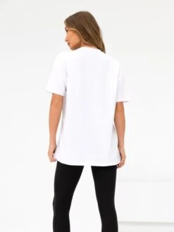 Olivia Oversized T-Shirt - White -BLAKELY CLOTHING SHOP 3124WHITED 2