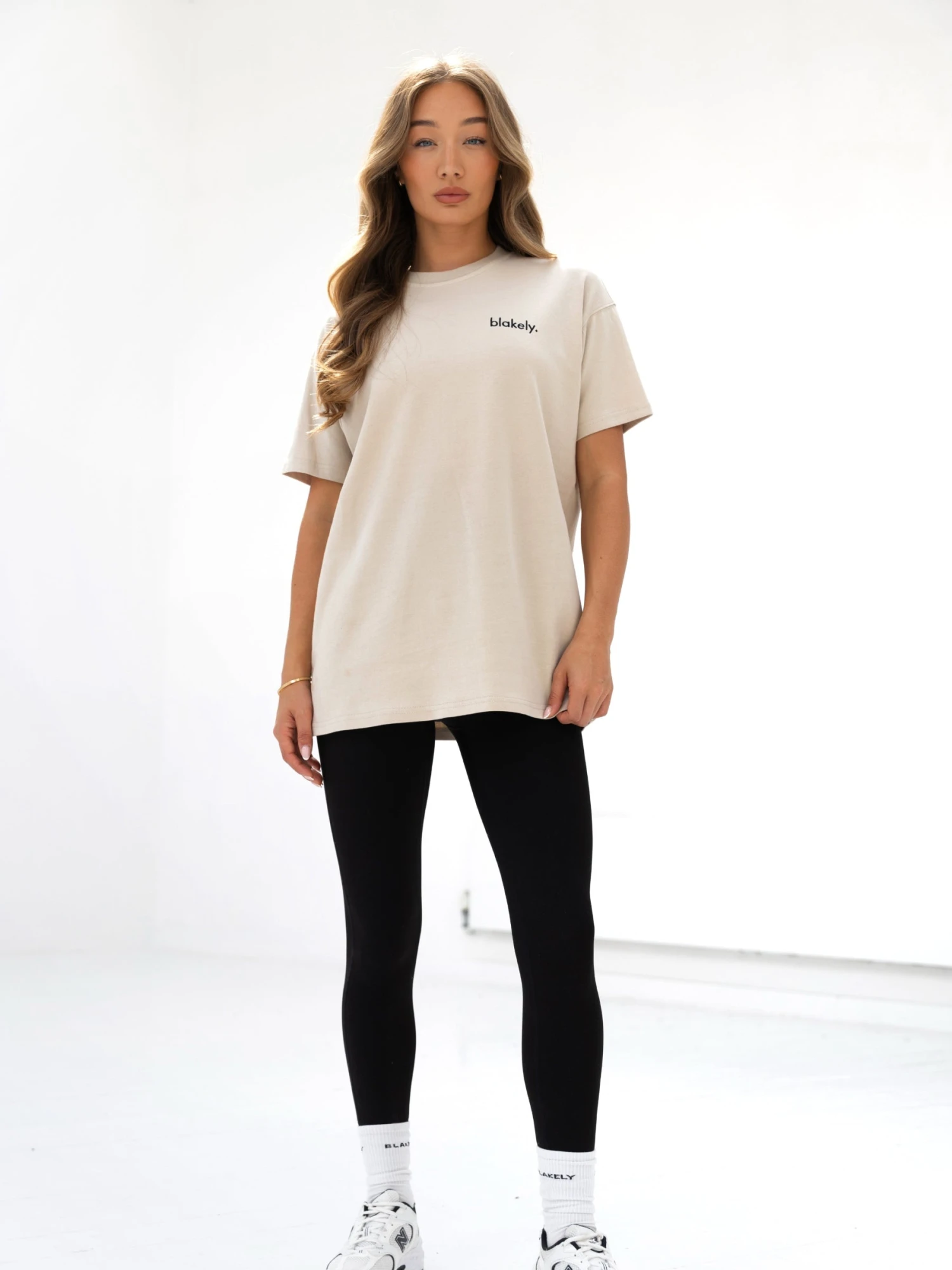 Sami Oversized T-Shirt - Bone Sami Oversized T-Shirt - Bone -BLAKELY CLOTHING SHOP 3125IWBONED