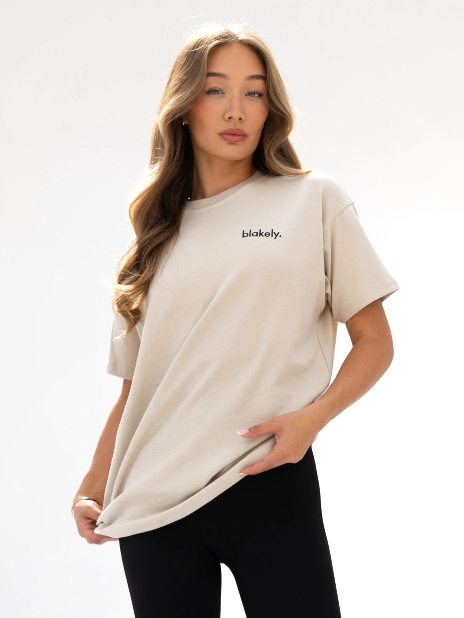 Sami Oversized T-Shirt - Bone Sami Oversized T-Shirt - Bone -BLAKELY CLOTHING SHOP 3125IWBONELEADD