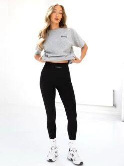 Sami Oversized T-Shirt - Marl Grey 7 Sami Oversized T-Shirt - Marl Grey -BLAKELY CLOTHING SHOP 3125IWMARLGREYD 1