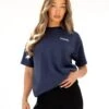 Sami Oversized T-Shirt - True Navy -BLAKELY CLOTHING SHOP 3125IWTRUENAVYLEADD