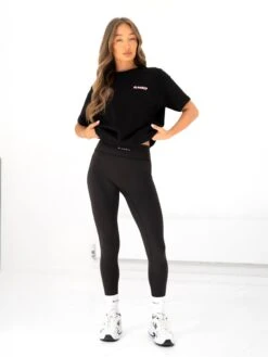 Cloud Print Oversized T-Shirt - Black -BLAKELY CLOTHING SHOP 3126 3BLACK04D