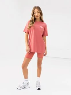 NYC Oversized T-Shirt - Sunrise Coral -BLAKELY CLOTHING SHOP 3128WCORAL05D