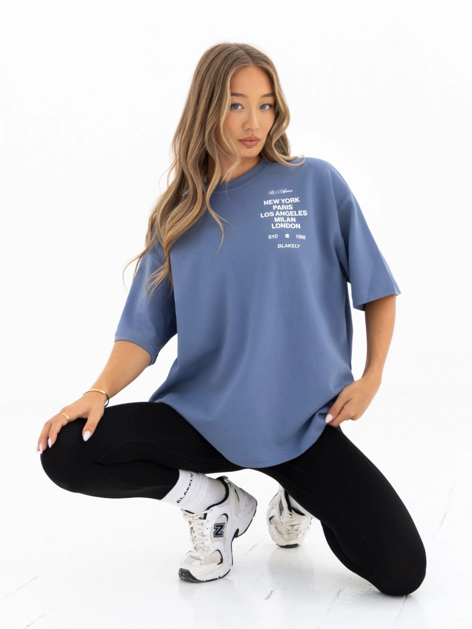 Apex 610 Ultra Oversized T-Shirt - Dusty Blue Apex 610 Ultra Oversized T-Shirt - Dusty Blue -BLAKELY CLOTHING SHOP 3254BLUE05D 47bf118a 81e2 4021 924c fd8872eb7228