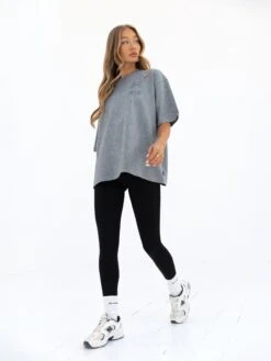 Apex City Ultra Oversized T-Shirt - Marl Grey -BLAKELY CLOTHING SHOP 3256MARLGREY02D b6f5aac9 84d0 4ef7 9e79 37ff9a9cabb7