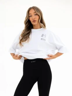 Apex City Ultra Oversized T-Shirt - White 7 Apex City Ultra Oversized T-Shirt - White -BLAKELY CLOTHING SHOP 3256WHITE04D b31ff9c3 a2dd 4ec9 b790 aaa046af3ee4