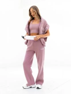 Active Studios Wide Leg Sweatpants - Dusty Pink -BLAKELY CLOTHING SHOP 3304ADUSTYPINK02D