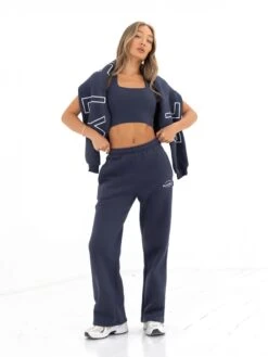 Active Studios Wide Leg Sweatpants - True Navy -BLAKELY CLOTHING SHOP 3304ANAVY02D