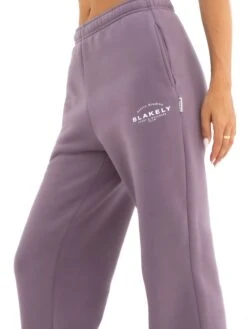 Active Studios Wide Leg Sweatpants - Grape -BLAKELY CLOTHING SHOP 3304APLUM03D