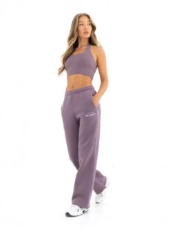 Active Studios Wide Leg Sweatpants - Grape -BLAKELY CLOTHING SHOP 3304APLUM05D