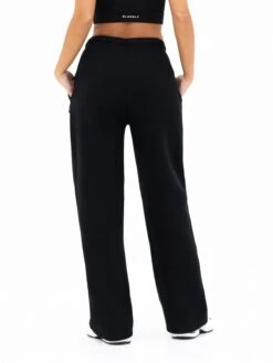 Isabel Wide Leg Sweatpants - Black -BLAKELY CLOTHING SHOP 3304BLACK04D