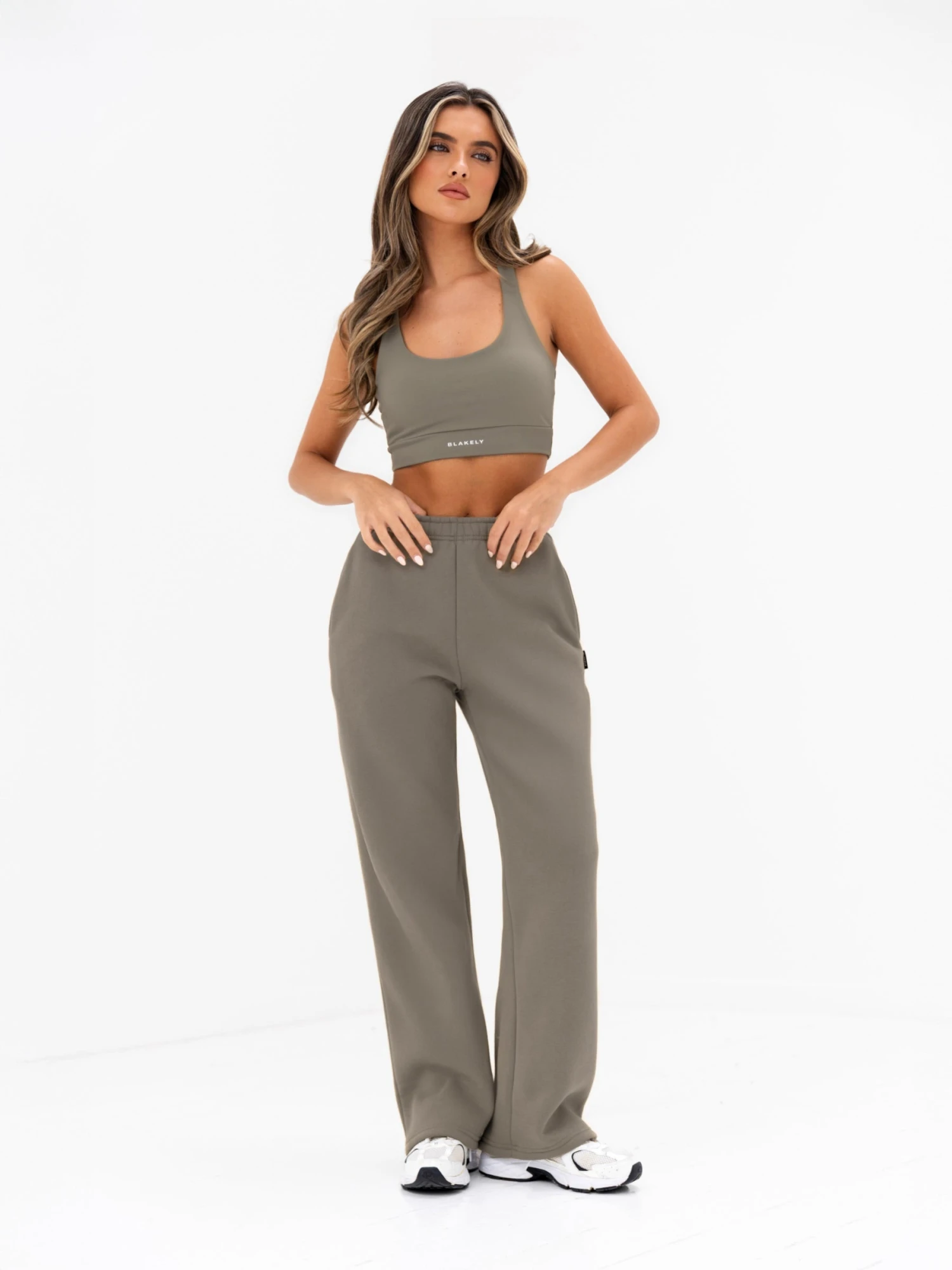 Isabel Wide Leg Sweatpants - Safari Green Isabel Wide Leg Sweatpants - Safari Green -BLAKELY CLOTHING SHOP 3304SAFARIGREEN02D c799eeb3 e6e4 4896 bc4e 94b1fbdec284