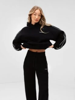 Apex Wide Leg Sweatpants - Black -BLAKELY CLOTHING SHOP 3342Black 03D 5b3d79da 7521 4a57 bf82 8a91d6f496c2