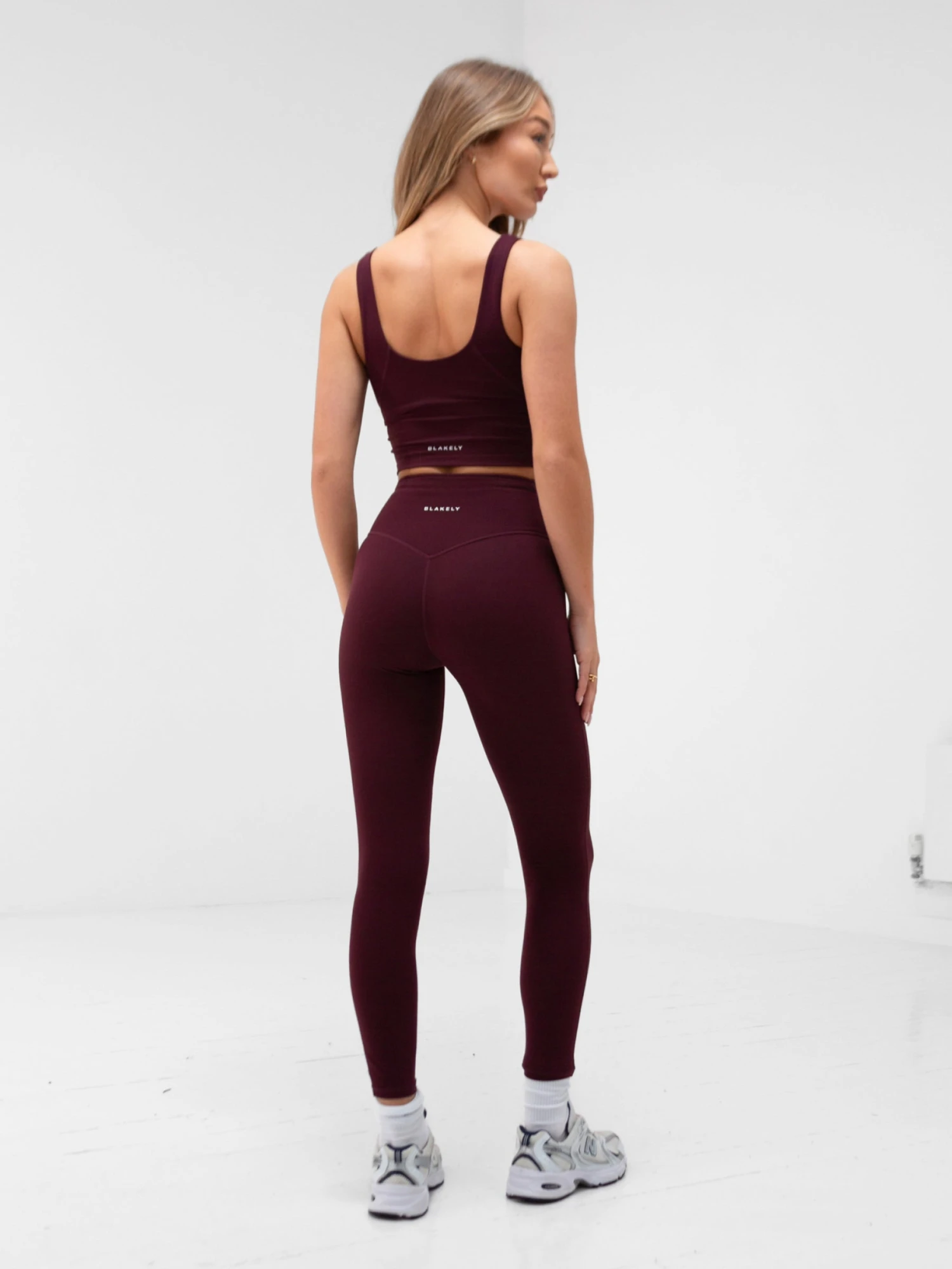 Apex Pro Compression Leggings - Deep Burgundy Apex Pro Compression Leggings - Deep Burgundy -BLAKELY CLOTHING SHOP 3380Burgundy 06D