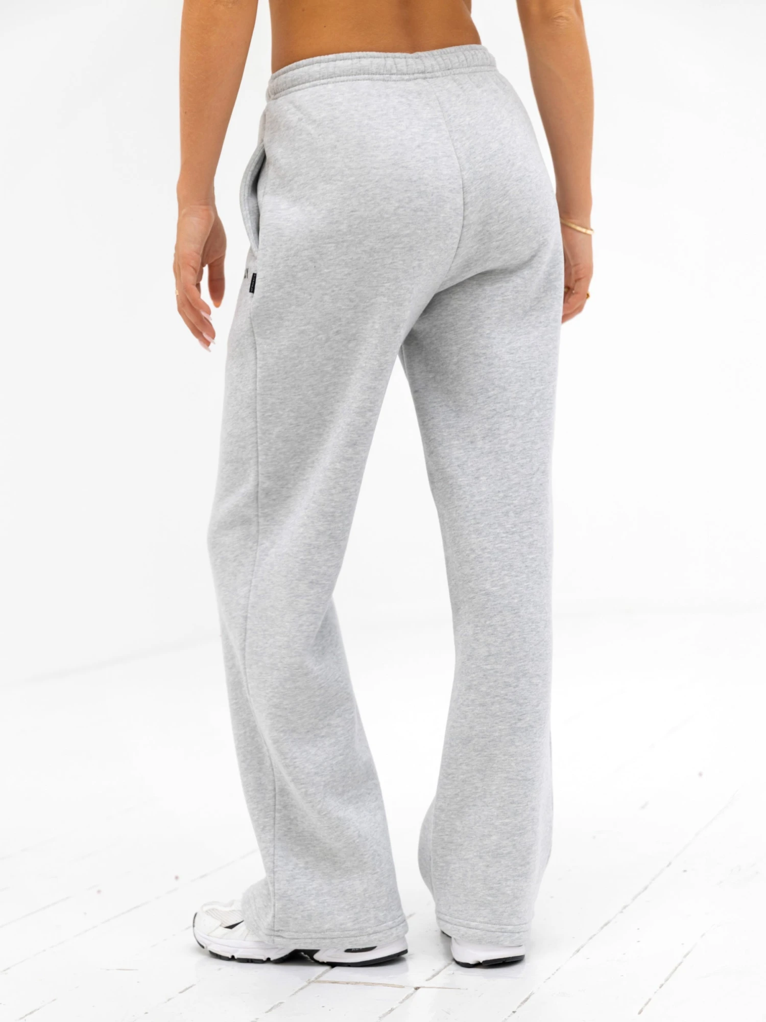 Amelie Wide Leg Sweatpants - Marl Grey Amelie Wide Leg Sweatpants - Marl Grey -BLAKELY CLOTHING SHOP 3470 1MARLGREY04D
