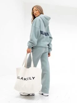 Amelie Wide Leg Sweatpants - Mineral Blue -BLAKELY CLOTHING SHOP 3470 1MINERALBLUE01D