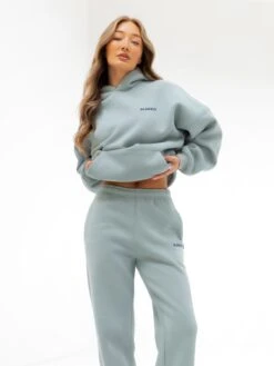 Amelie Wide Leg Sweatpants - Mineral Blue -BLAKELY CLOTHING SHOP 3470 1MINERALBLUE02D