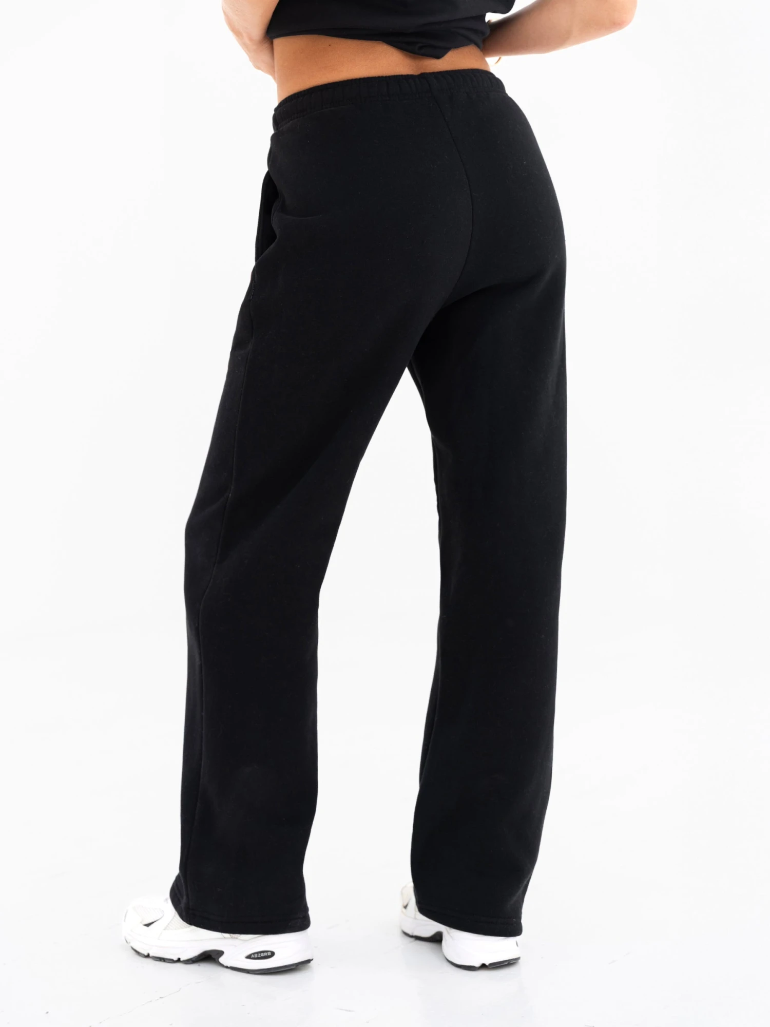 Cloud Print Wide Leg Sweatpants - Black Cloud Print Wide Leg Sweatpants - Black -BLAKELY CLOTHING SHOP 3470BLACK04D