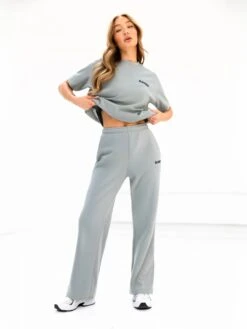 Cloud Print Wide Leg Sweatpants - Mineral Blue 6 Cloud Print Wide Leg Sweatpants - Mineral Blue -BLAKELY CLOTHING SHOP 3470MINERAL01D