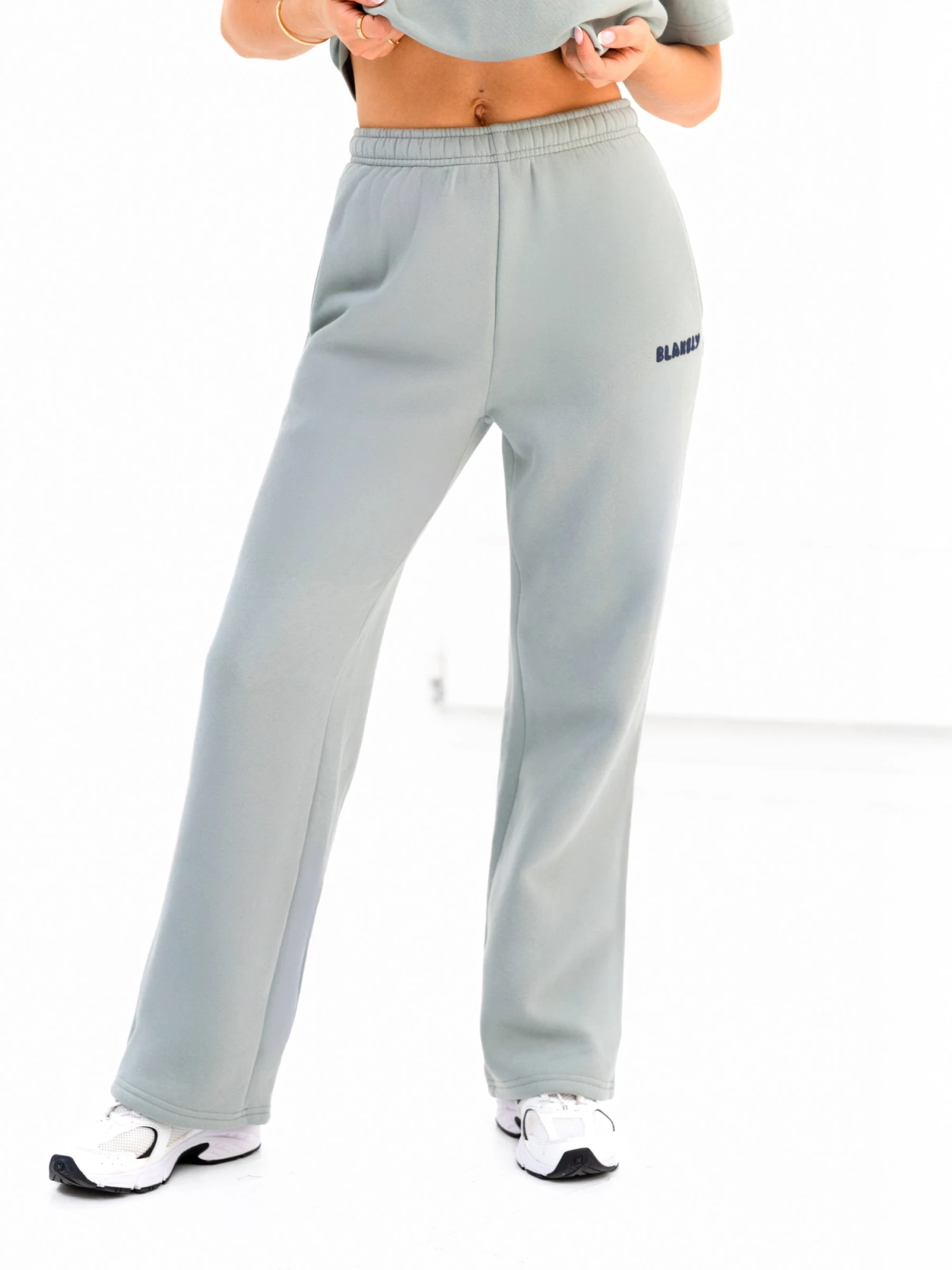 Cloud Print Wide Leg Sweatpants - Mineral Blue Cloud Print Wide Leg Sweatpants - Mineral Blue -BLAKELY CLOTHING SHOP 3470MINERAL03LEADD