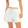 Elodie Stripe Shorts - Green