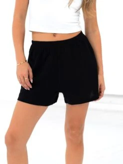 Mila Summer Shorts - Black