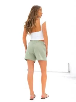 Mila Summer Shorts - Green -BLAKELY CLOTHING SHOP 3643GREEN04D