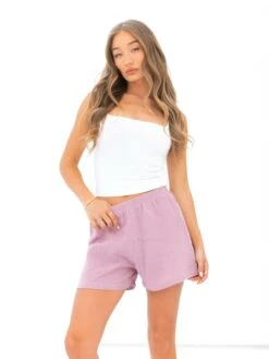 Mila Summer Shorts - Dusty Pink -BLAKELY CLOTHING SHOP 3643PINK01D