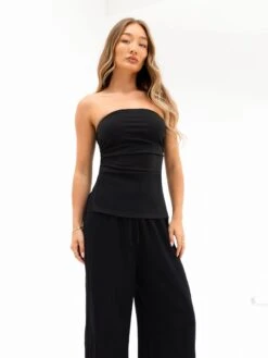 Solea Bandeau Top - Black 7 Solea Bandeau Top - Black -BLAKELY CLOTHING SHOP 3695BLACK02D