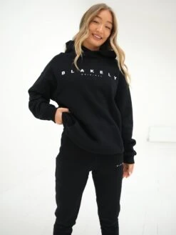 Composure Oversized Hoodie - Black -BLAKELY CLOTHING SHOP 411EblackD 2