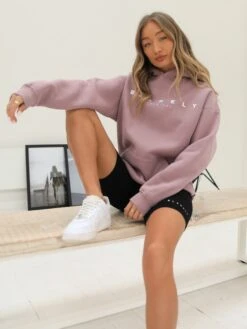 Composure Oversized Hoodie - Dusty Pink -BLAKELY CLOTHING SHOP 411EdustypinkD 4