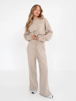 Oversized Knitted Jumper - Toasted Taupe -BLAKELY CLOTHING SHOP 6041Beige 08D