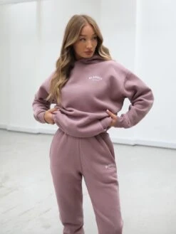 Heritage Oversized Hoodie - Dusty Pink -BLAKELY CLOTHING SHOP 867VWDustyPink 03D