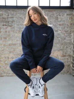 Heritage Oversized Hoodie - Dark Navy -BLAKELY CLOTHING SHOP 867VWNavy 03D