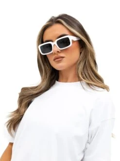 Marli Sunglasses - White -BLAKELY CLOTHING SHOP 9006SMARLIWHITED 3