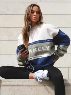 Alpine Oversized Jumper - Olive 5 Alpine Oversized Jumper - Olive -BLAKELY CLOTHING SHOP ALPINEGREENJUMPER2