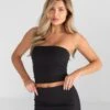 Alessia Bandeau Top - Black 1 Alessia Bandeau Top - Black -BLAKELY CLOTHING SHOP B118 4BlackLeadD